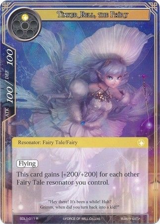 Tinker Bell the Fairy SDL1 011 Rare Tinker Bell the Fairy SDL1 011 Rare