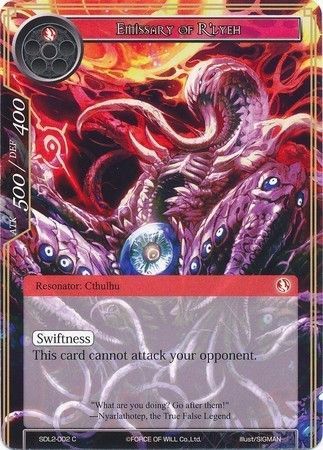 Emissary of R lyeh SDL2 002 Uncommon Emissary of R lyeh SDL2 002 Uncommon