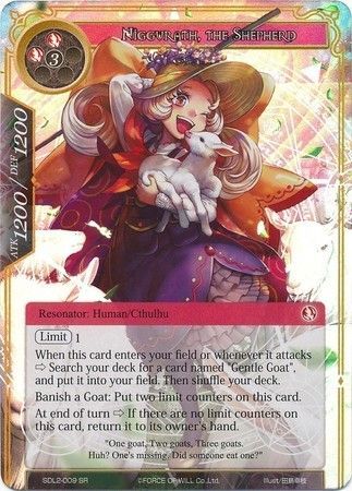 Niggurath the Shepherd SDL2 009 Super Rare Force of Will Lapis Cluster Starter Decks Singles Niggurath the Shepherd SDL2 009 Super Rare Force of Will Lapis Cluster Starter Decks Singles