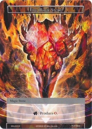 Fire Magic Stone SDL2 012 Force of Will Lapis Cluster Starter Decks Singles Fire Magic Stone SDL2 012 Force of Will Lapis Cluster Starter Decks Singles