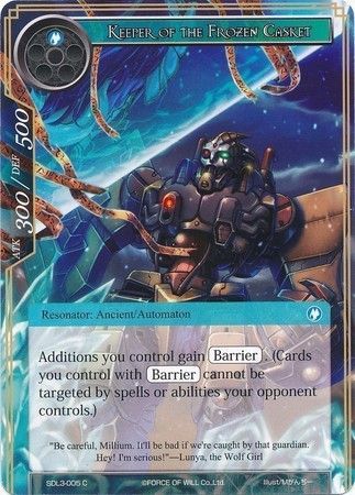 Keeper of the Frozen Casket SDL3 005 Common Force of Will Lapis Cluster Starter Decks Singles Keeper of the Frozen Casket SDL3 005 Common Force of Will Lapis Cluster Starter Decks Singles