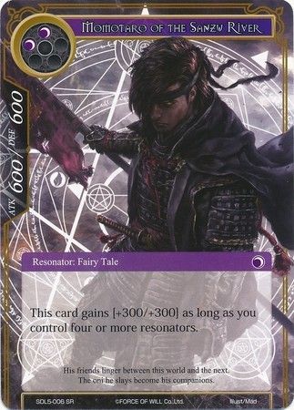 Momotaro of the Sanzu River SDL5 006 Super Rare Force of Will Lapis Cluster Starter Decks Singles Momotaro of the Sanzu River SDL5 006 Super Rare Force of Will Lapis Cluster Starter Decks Singles