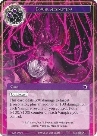 Power Absorption SDL5 008 Common Force of Will Lapis Cluster Starter Decks Singles Power Absorption SDL5 008 Common Force of Will Lapis Cluster Starter Decks Singles