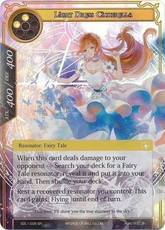 Light Dress Cinderella SDL1 006 Super Rare Foil Light Dress Cinderella SDL1 006 Super Rare Foil
