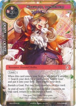Niggurath the Shepherd SDL2 009 Super Rare Foil Force of Will Lapis Cluster Starter Decks Foil Singles Niggurath the Shepherd SDL2 009 Super Rare Foil Force of Will Lapis Cluster Starter Decks Foil Singles