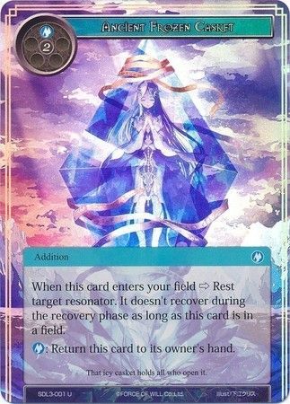 Ancient Frozen Casket SDL3 001 Uncommon Foil Force of Will Lapis Cluster Starter Decks Foil Singles Ancient Frozen Casket SDL3 001 Uncommon Foil Force of Will Lapis Cluster Starter Decks Foil Singles