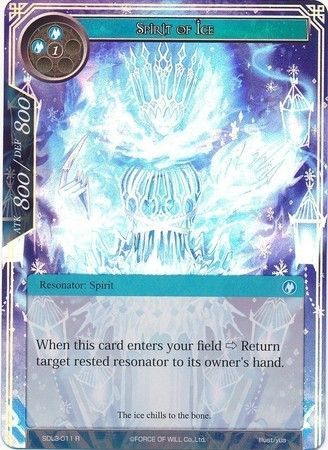 Spirit of Ice SDL3 011 Rare Foil Spirit of Ice SDL3 011 Rare Foil