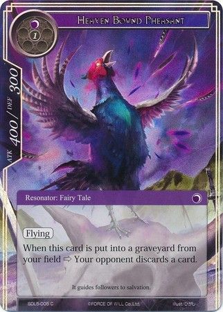 Heaven Bound Pheasant SDL5 005 Common Foil Force of Will Lapis Cluster Starter Decks Foil Singles Heaven Bound Pheasant SDL5 005 Common Foil Force of Will Lapis Cluster Starter Decks Foil Singles