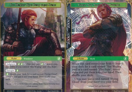 The Monkey King Born from Stone Great Sky Sage Sun Wukong CFC 066 Rare Foil The Monkey King Born from Stone Great Sky Sage Sun Wukong CFC 066 Rare Foil