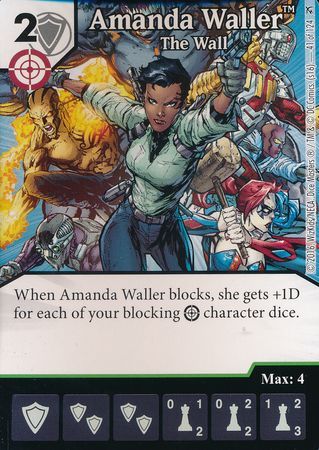THE WALL 41 Green Arrow and The Flash Dice Masters Foil AMANDA WALLER