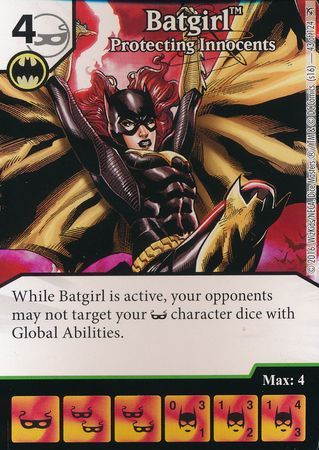Batgirl Protecting Innocents 43 124 Uncommon DC Dice Masters Green Arrow and The Flash Singles Batgirl Protecting Innocents 43 124 Uncommon DC Dice Masters Green Arrow and The Flash Singles