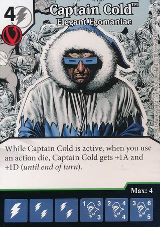 Captain Cold Elegant Egomaniac 46 124 Uncommon DC Dice Masters Green Arrow and The Flash Singles Captain Cold Elegant Egomaniac 46 124 Uncommon DC Dice Masters Green Arrow and The Flash Singles