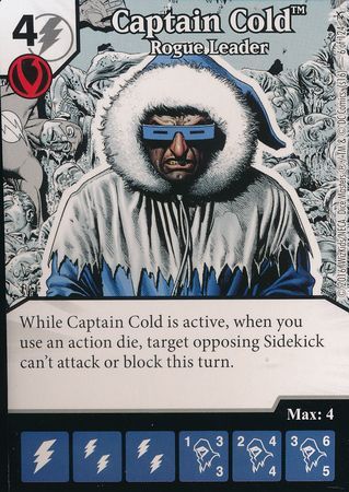 Captain Cold Rogue Leader 6 124 Common DC Dice Masters Green Arrow and The Flash Singles Captain Cold Rogue Leader 6 124 Common DC Dice Masters Green Arrow and The Flash Singles