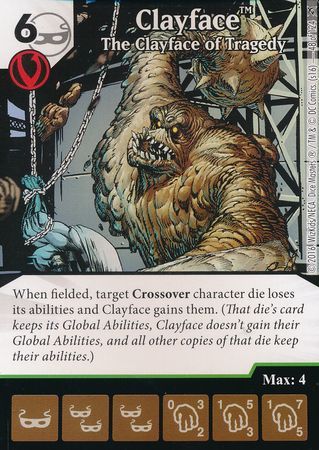 Clayface The Clayface of Tragedy 48 124 Uncommon DC Dice Masters Green Arrow and The Flash Singles Clayface The Clayface of Tragedy 48 124 Uncommon DC Dice Masters Green Arrow and The Flash Singles