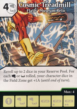 Cosmic Treadmill Flash Museum Relic 49 124 Uncommon DC Dice Masters Green Arrow and The Flash Singles Cosmic Treadmill Flash Museum Relic 49 124 Uncommon DC Dice Masters Green Arrow and The Flash Singles