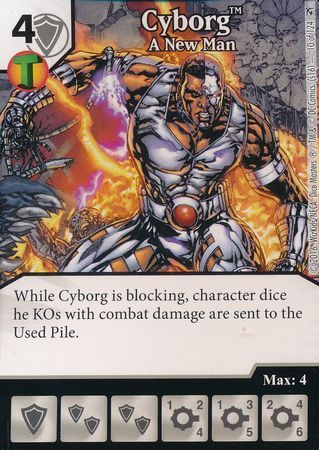Cyborg A New Man 10 124 Common DC Dice Masters Green Arrow and The Flash Singles Cyborg A New Man 10 124 Common DC Dice Masters Green Arrow and The Flash Singles