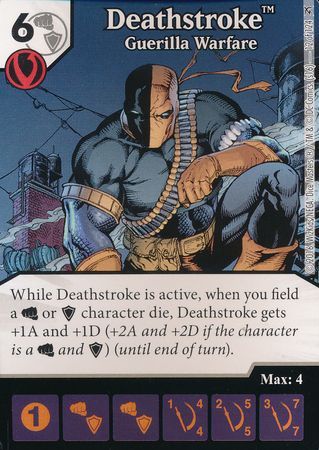 Deathstroke Guerilla Warfare 12 124 Common DC Dice Masters Green Arrow and The Flash Singles Deathstroke Guerilla Warfare 12 124 Common DC Dice Masters Green Arrow and The Flash Singles
