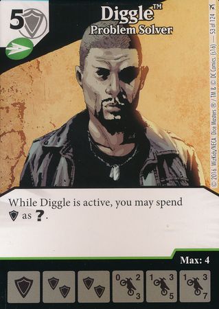 Diggle Problem Solver 53 124 Uncommon DC Dice Masters Green Arrow and The Flash Singles Diggle Problem Solver 53 124 Uncommon DC Dice Masters Green Arrow and The Flash Singles