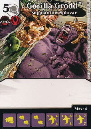 Gorilla Grodd Supplanting Solovar 18 124 Common DC Dice Masters Green Arrow and The Flash Singles Gorilla Grodd Supplanting Solovar 18 124 Common DC Dice Masters Green Arrow and The Flash Singles
