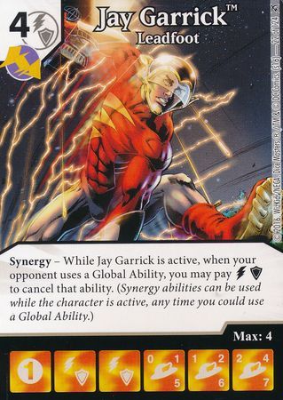 Jay Garrick Leadfoot 22 124 Common DC Dice Masters Green Arrow and The Flash Singles Jay Garrick Leadfoot 22 124 Common DC Dice Masters Green Arrow and The Flash Singles