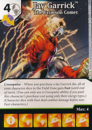 Jay Garrick The Crimson Comet 62 124 Uncommon DC Dice Masters Green Arrow and The Flash Singles Jay Garrick The Crimson Comet 62 124 Uncommon DC Dice Masters Green Arrow and The Flash Singles
