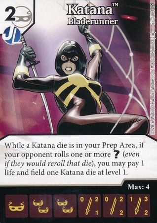 Katana Bladerunner 23 124 Common DC Dice Masters Green Arrow and The Flash Singles Katana Bladerunner 23 124 Common DC Dice Masters Green Arrow and The Flash Singles