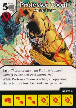 Professor Zoom Out of Time 29 124 Common DC Dice Masters Green Arrow and The Flash Singles Professor Zoom Out of Time 29 124 Common DC Dice Masters Green Arrow and The Flash Singles