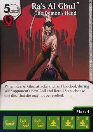 Ra s Al Ghul The Demon s Head 70 124 Uncommon DC Dice Masters Green Arrow and The Flash Singles Ra s Al Ghul The Demon s Head 70 124 Uncommon DC Dice Masters Green Arrow and The Flash Singles