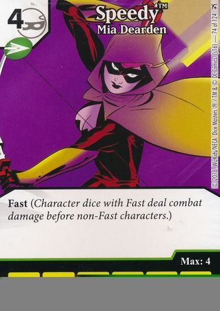 Speedy Mia Dearden 74 124 Uncommon DC Dice Masters Green Arrow and The Flash Singles Speedy Mia Dearden 74 124 Uncommon DC Dice Masters Green Arrow and The Flash Singles