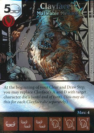 Clayface Malleable Menace Foil 8 124 Common Clayface Malleable Menace Foil 8 124 Common