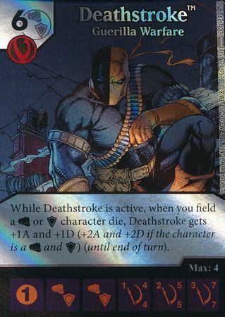 Deathstroke Guerilla Warfare Foil 12 124 Common Deathstroke Guerilla Warfare Foil 12 124 Common