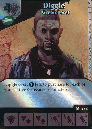 Diggle Green Beret Foil 13 124 Common Diggle Green Beret Foil 13 124 Common