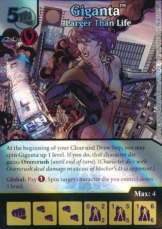 Giganta Larger Than Life Foil 96 124 Rare DC Dice Masters Green Arrow and The Flash Foil Singles Giganta Larger Than Life Foil 96 124 Rare DC Dice Masters Green Arrow and The Flash Foil Singles