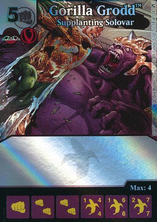 Gorilla Grodd Supplanting Solovar Foil 18 124 Common Gorilla Grodd Supplanting Solovar Foil 18 124 Common