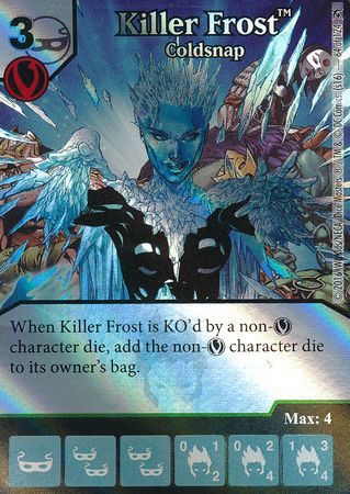 Killer Frost Cold Snap Foil 64 124 Uncommon DC Dice Masters Green Arrow and The Flash Foil Singles Killer Frost Cold Snap Foil 64 124 Uncommon DC Dice Masters Green Arrow and The Flash Foil Singles