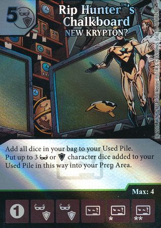 Rip Hunter s Chalkboard NEW KRYPTON Foil 71 124 Uncommon DC Dice Masters Green Arrow and The Flash Foil Singles Rip Hunter s Chalkboard NEW KRYPTON Foil 71 124 Uncommon DC Dice Masters Green Arrow and The Flash Foil Singles