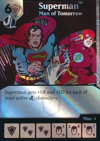Superman Man of Tomorrow Foil 36 124 Common DC Dice Masters Green Arrow and The Flash Foil Singles Superman Man of Tomorrow Foil 36 124 Common DC Dice Masters Green Arrow and The Flash Foil Singles