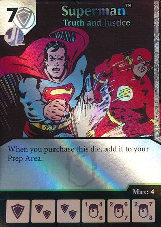 Superman Truth and Justice Foil 76 124 Uncommon DC Dice Masters Green Arrow and The Flash Foil Singles Superman Truth and Justice Foil 76 124 Uncommon DC Dice Masters Green Arrow and The Flash Foil Singles