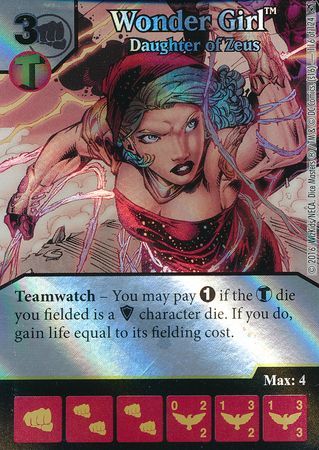 Wonder Girl Daughter of Zeus Foil 116 124 Rare DC Dice Masters Green Arrow and The Flash Foil Singles Wonder Girl Daughter of Zeus Foil 116 124 Rare DC Dice Masters Green Arrow and The Flash Foil Singles