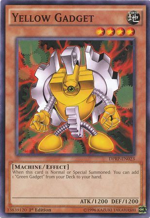 Yellow Gadget DPRP EN023 Common 1st Edition Duelist Pack Rivals of the Pharaoh Singles Yellow Gadget DPRP EN023 Common 1st Edition Duelist Pack Rivals of the Pharaoh Singles