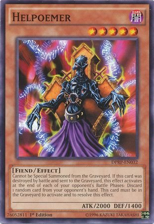 Helpoemer DPRP EN032 Common 1st Edition Duelist Pack Rivals of the Pharaoh Singles Helpoemer DPRP EN032 Common 1st Edition Duelist Pack Rivals of the Pharaoh Singles