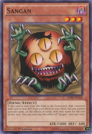 Sangan DPRP EN038 Common 1st Edition Duelist Pack Rivals of the Pharaoh Singles Sangan DPRP EN038 Common 1st Edition Duelist Pack Rivals of the Pharaoh Singles