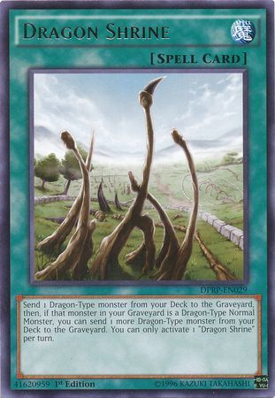 Dragon Shrine DPRP EN029 Rare 1st Edition Duelist Pack Rivals of the Pharaoh Singles Dragon Shrine DPRP EN029 Rare 1st Edition Duelist Pack Rivals of the Pharaoh Singles