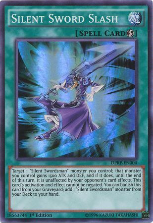 Silent Sword Slash - DPRP-EN004 - Super Rare 1st Edition