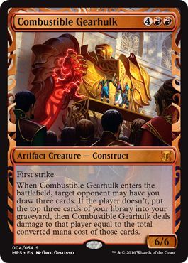 Combustible Gearhulk 4 54 Kaladesh Inventions Kaladesh Inventions Combustible Gearhulk 4 54 Kaladesh Inventions Kaladesh Inventions