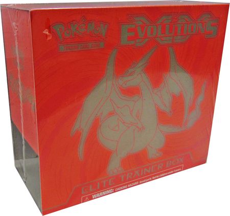 Red New Collectible Cards Pokemon TCG XY Evolutions Elite Trainer Box 