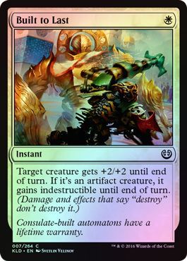 Built to Last 007 264 Foil Kaladesh Foil Singles Built to Last 007 264 Foil Kaladesh Foil Singles