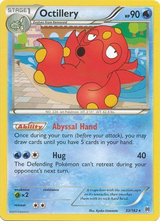 Octillery 33 162 Rare Theme Deck Exclusive Octillery 33 162 Rare Theme Deck Exclusive