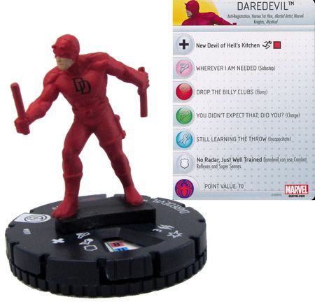 Daredevil 007 Civil War Storyline Marvel Heroclix Daredevil 007 Civil War Storyline Marvel Heroclix