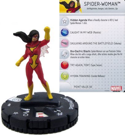 Spider Woman 009 Civil War Storyline Marvel Heroclix Spider Woman 009 Civil War Storyline Marvel Heroclix